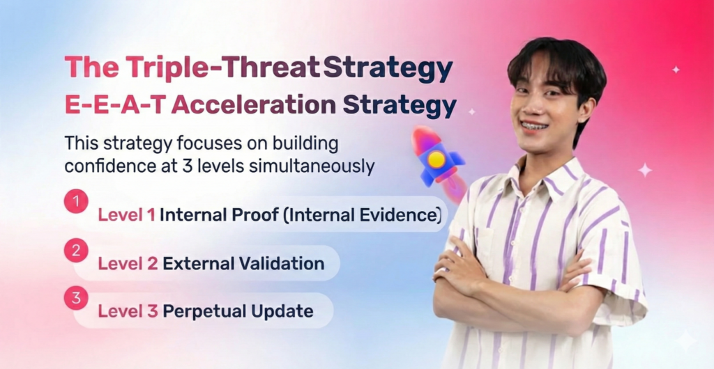 The Triple-Threat Strategy: Accelerating E-E-A-T
