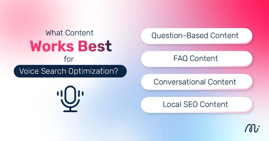 What Content Works Best for Voice Search Optimization