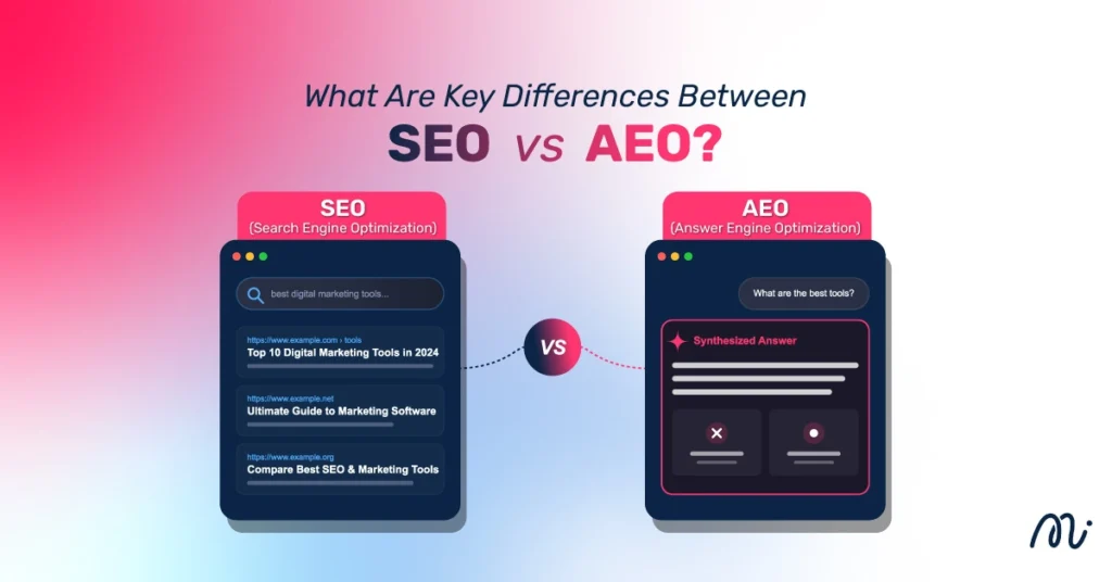 What Are Key Differences Between SEO vs AEO?